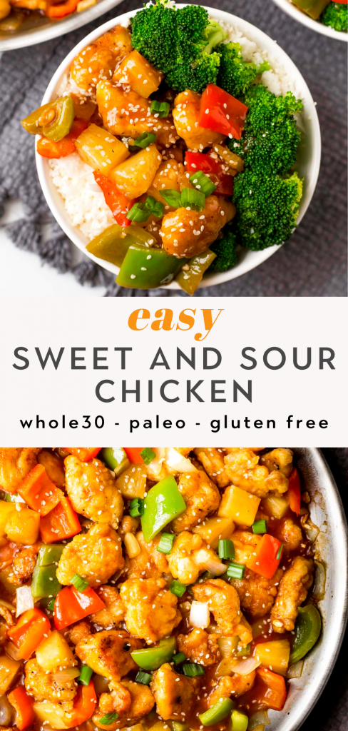Whole30 sweet and sour chicken